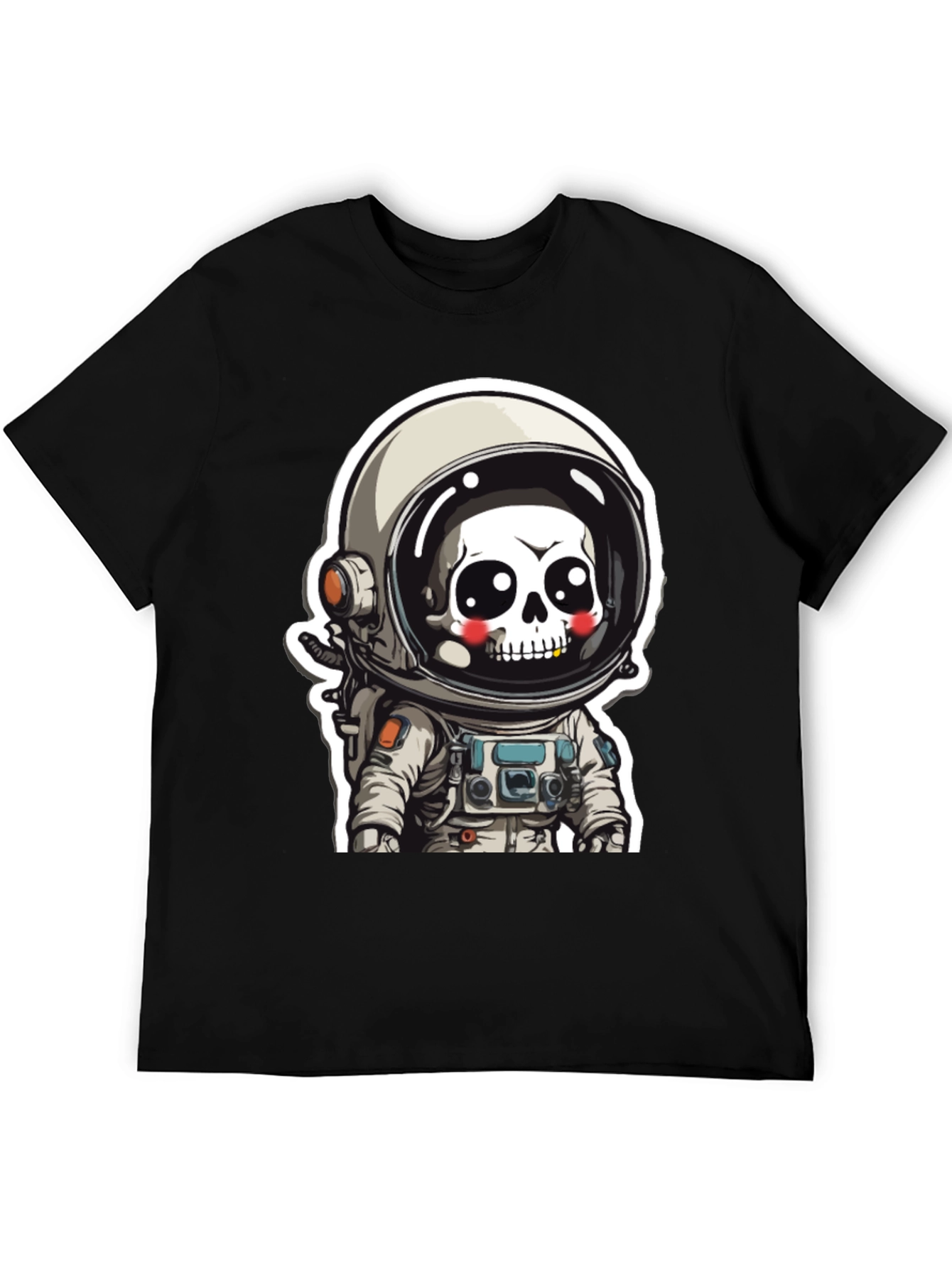 Astronaut Skull Graphic Tee