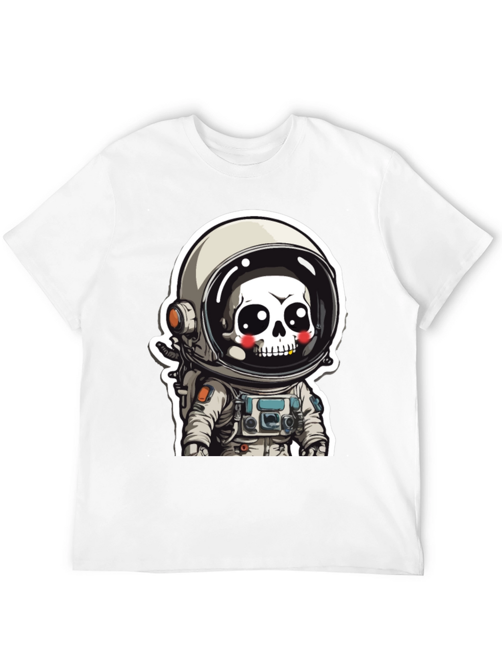 Astronaut Skull Graphic Tee