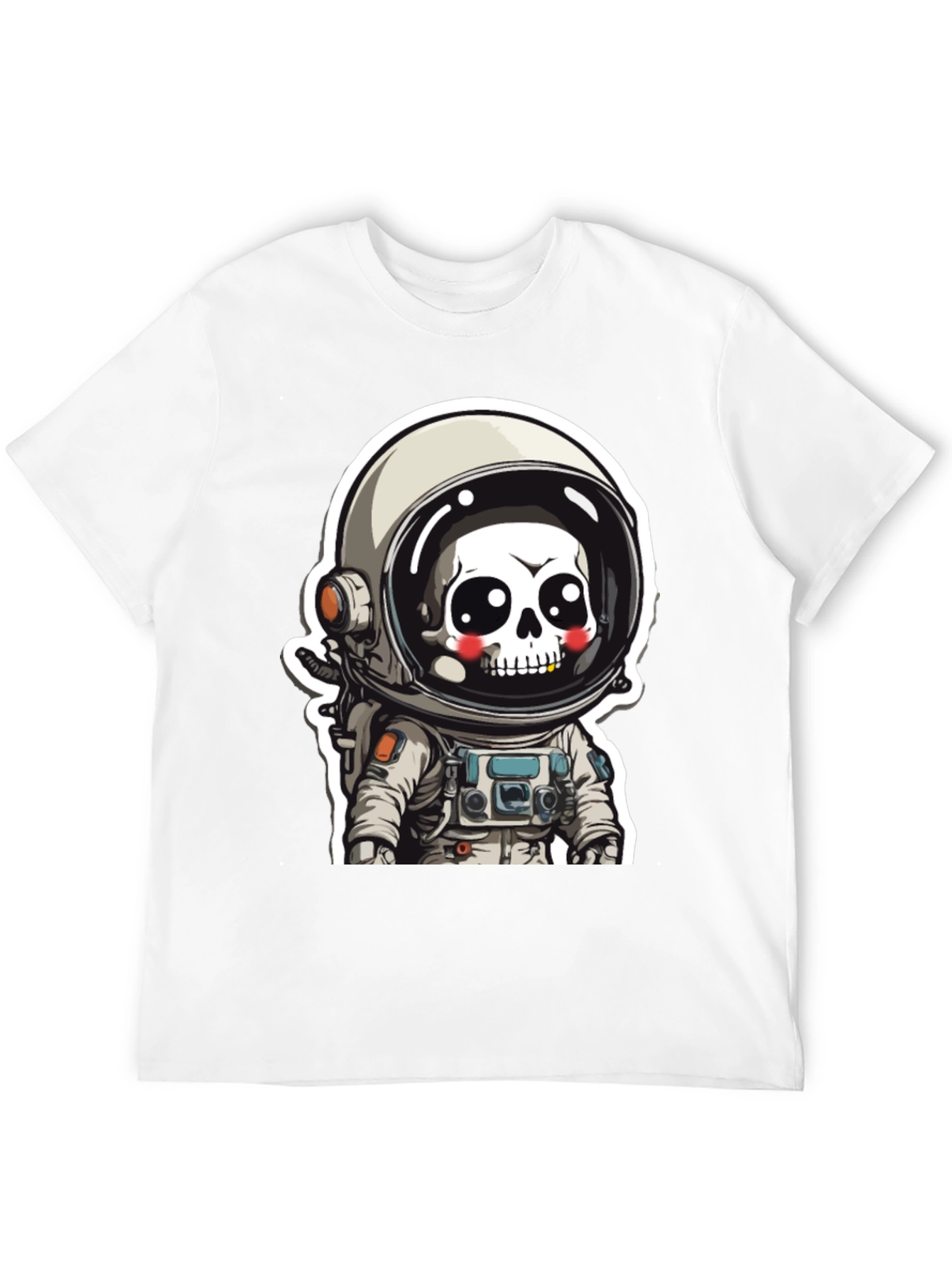 Astronaut Skull Graphic Tee