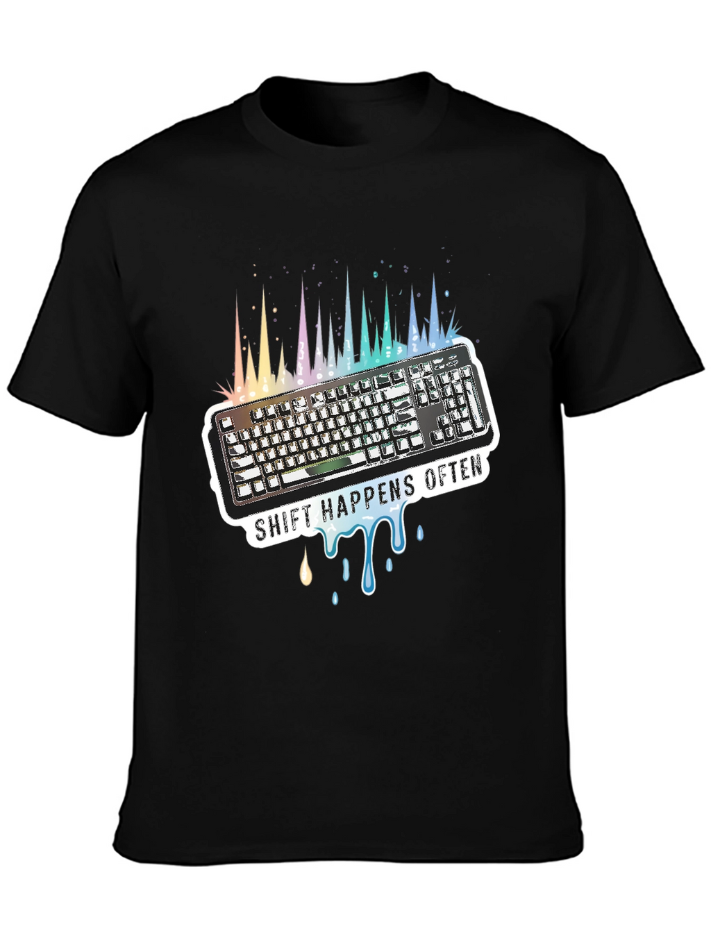 Shift Happens Often Keyboard T-Shirt