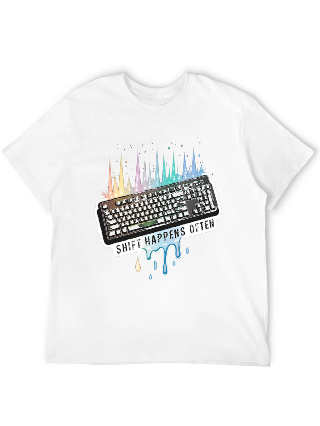 Shift Happens Often Keyboard T-Shirt