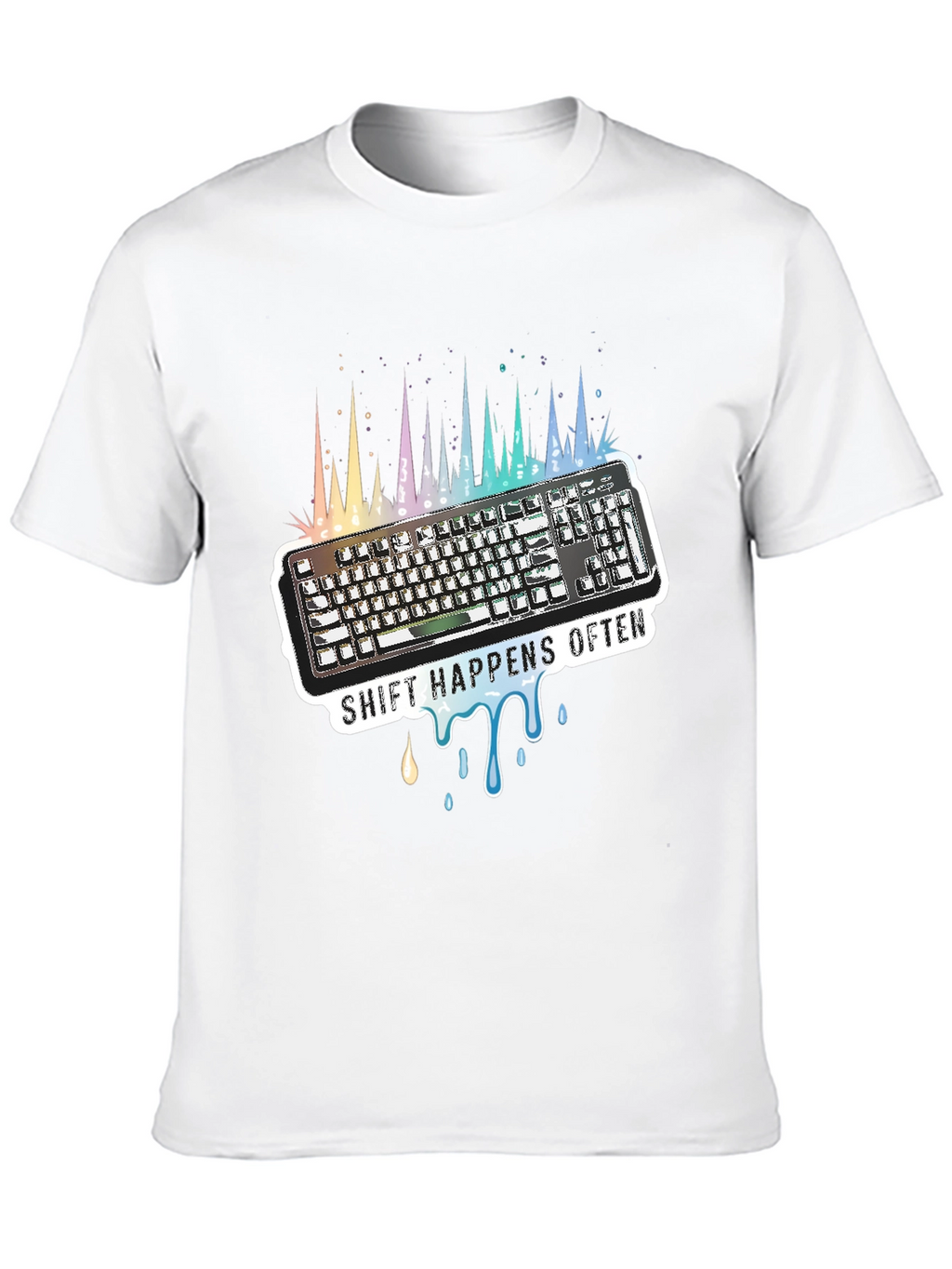Shift Happens Often Keyboard T-Shirt