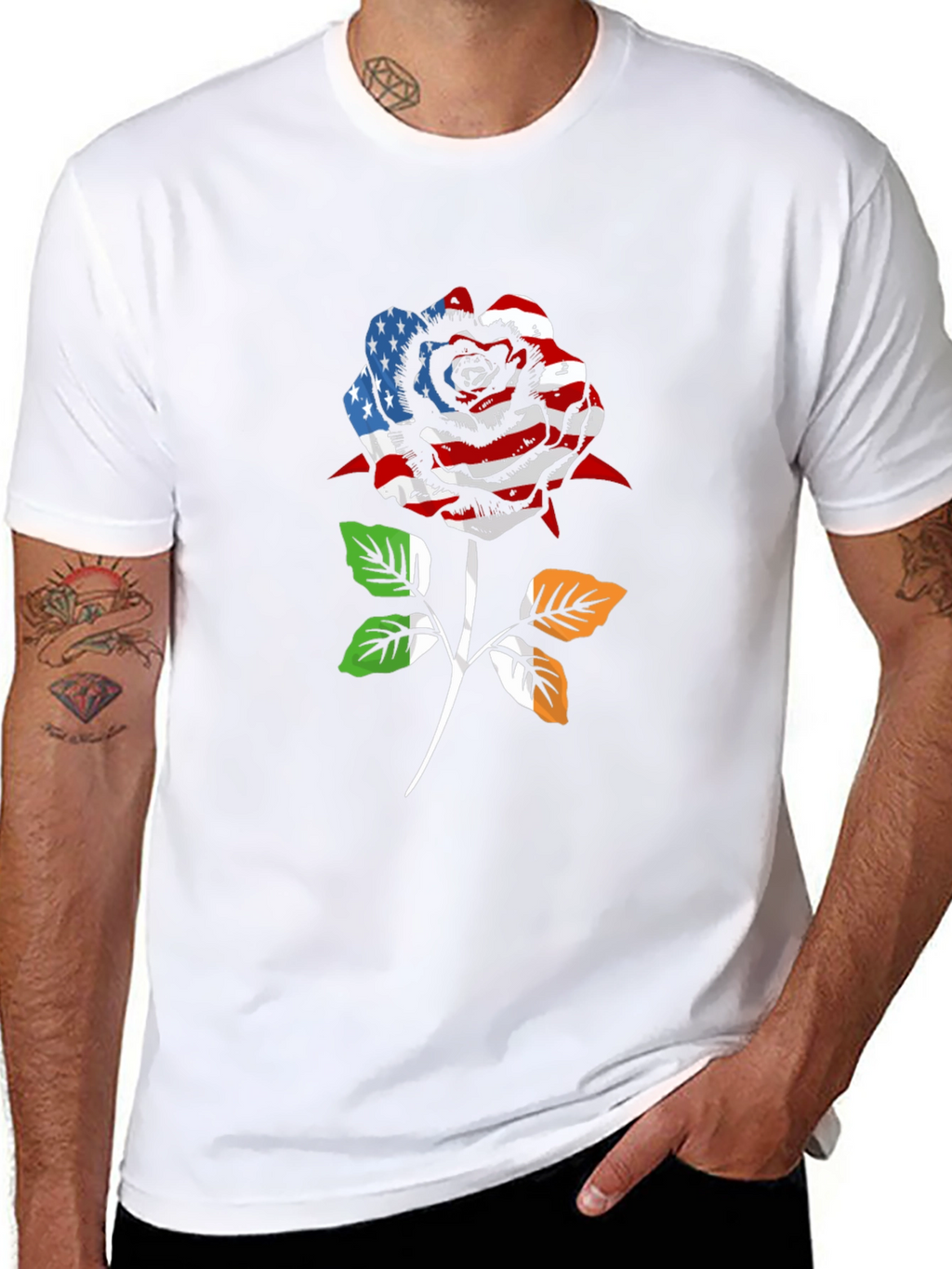 American Irish Rose Graphic T-Shirt