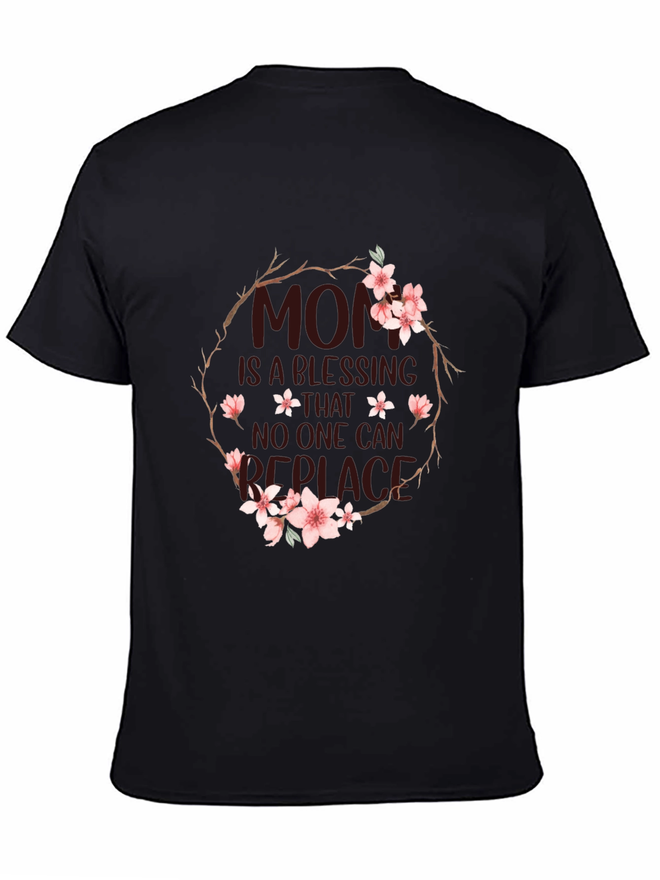 Mom Blessing T-Shirt - Floral Design