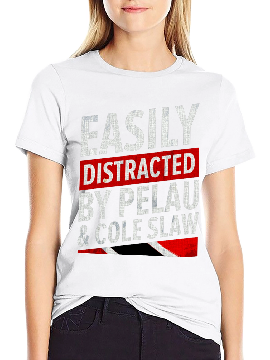 Easily Distracted By Pelau & Cole Slaw T-Shirt