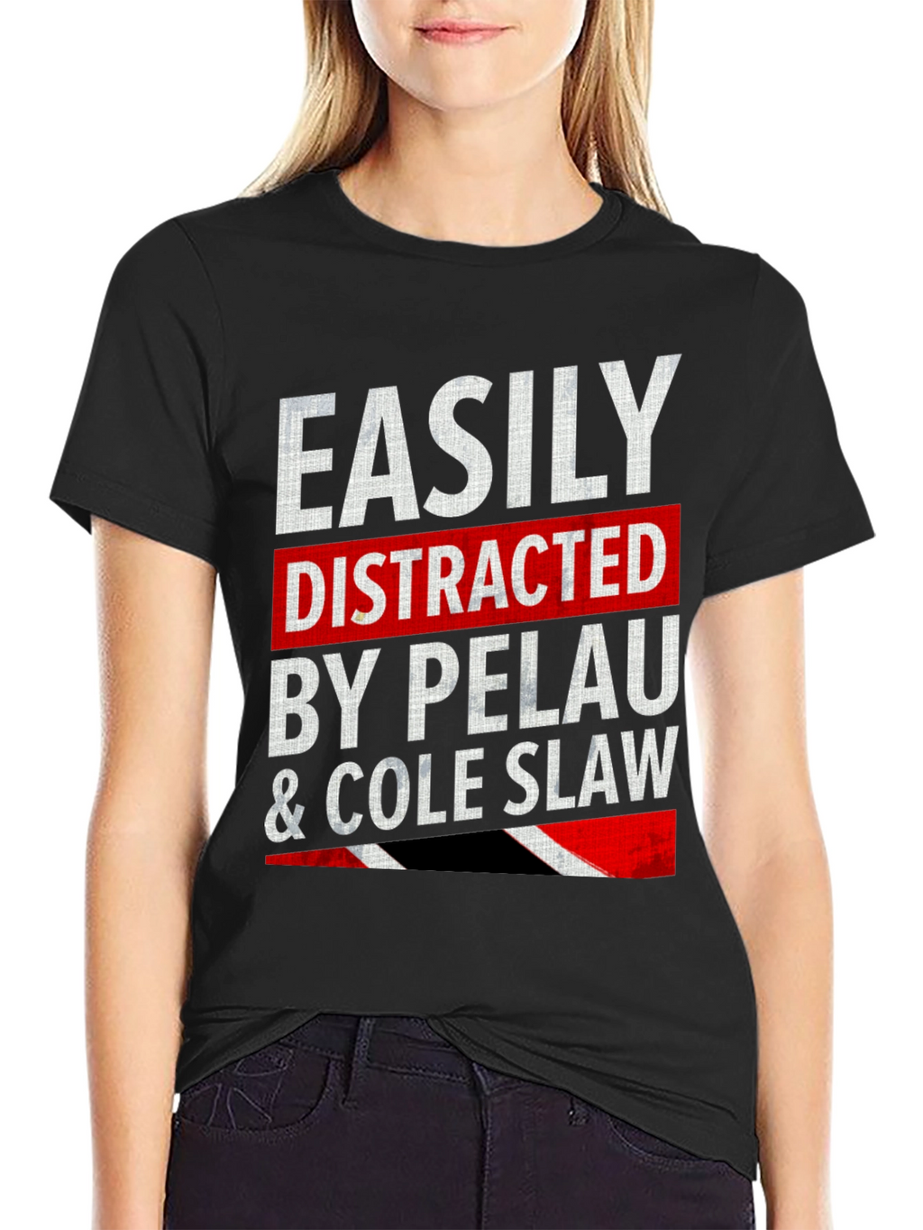 Easily Distracted By Pelau & Cole Slaw T-Shirt