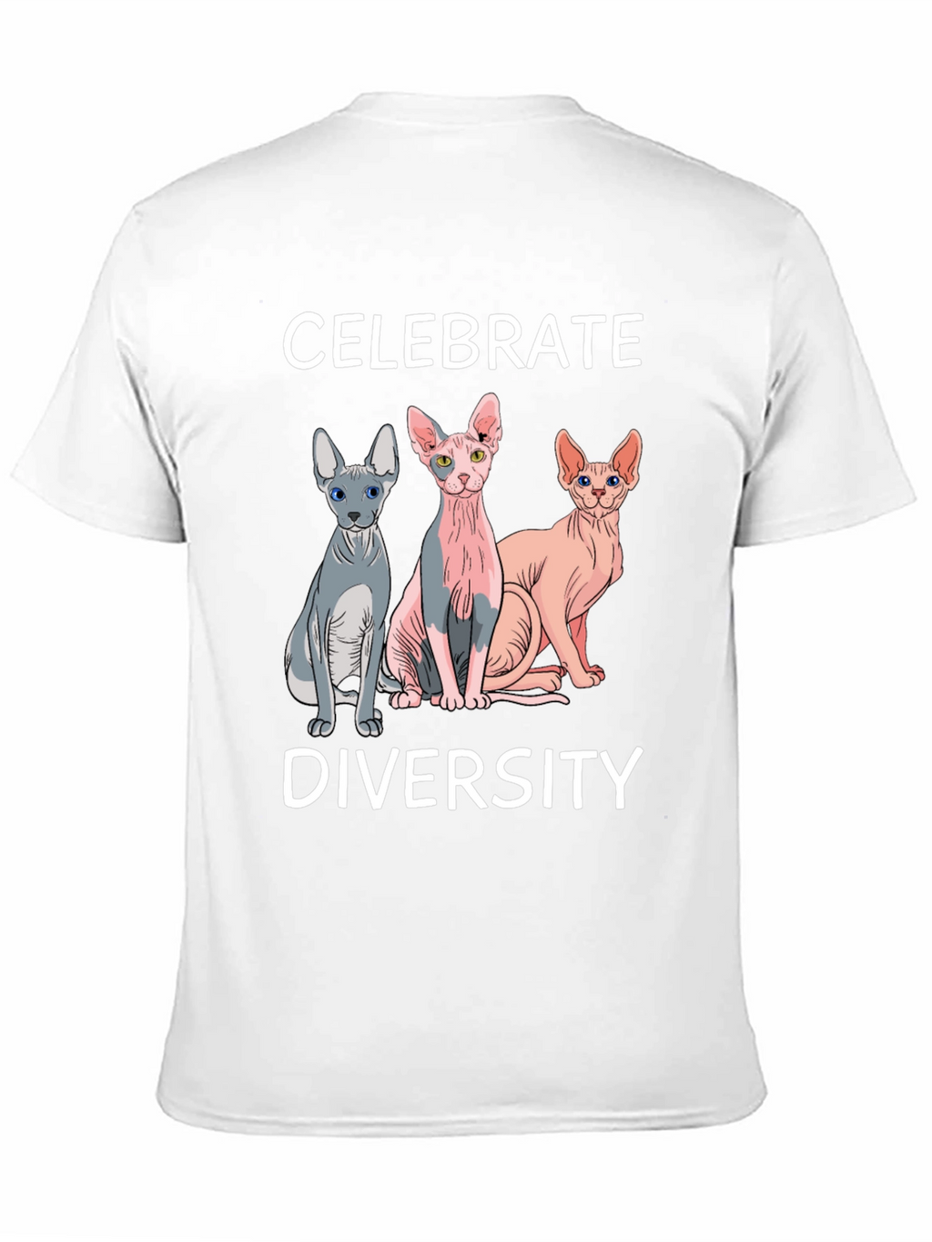 Celebrate Diversity Sphynx Cat T-Shirt