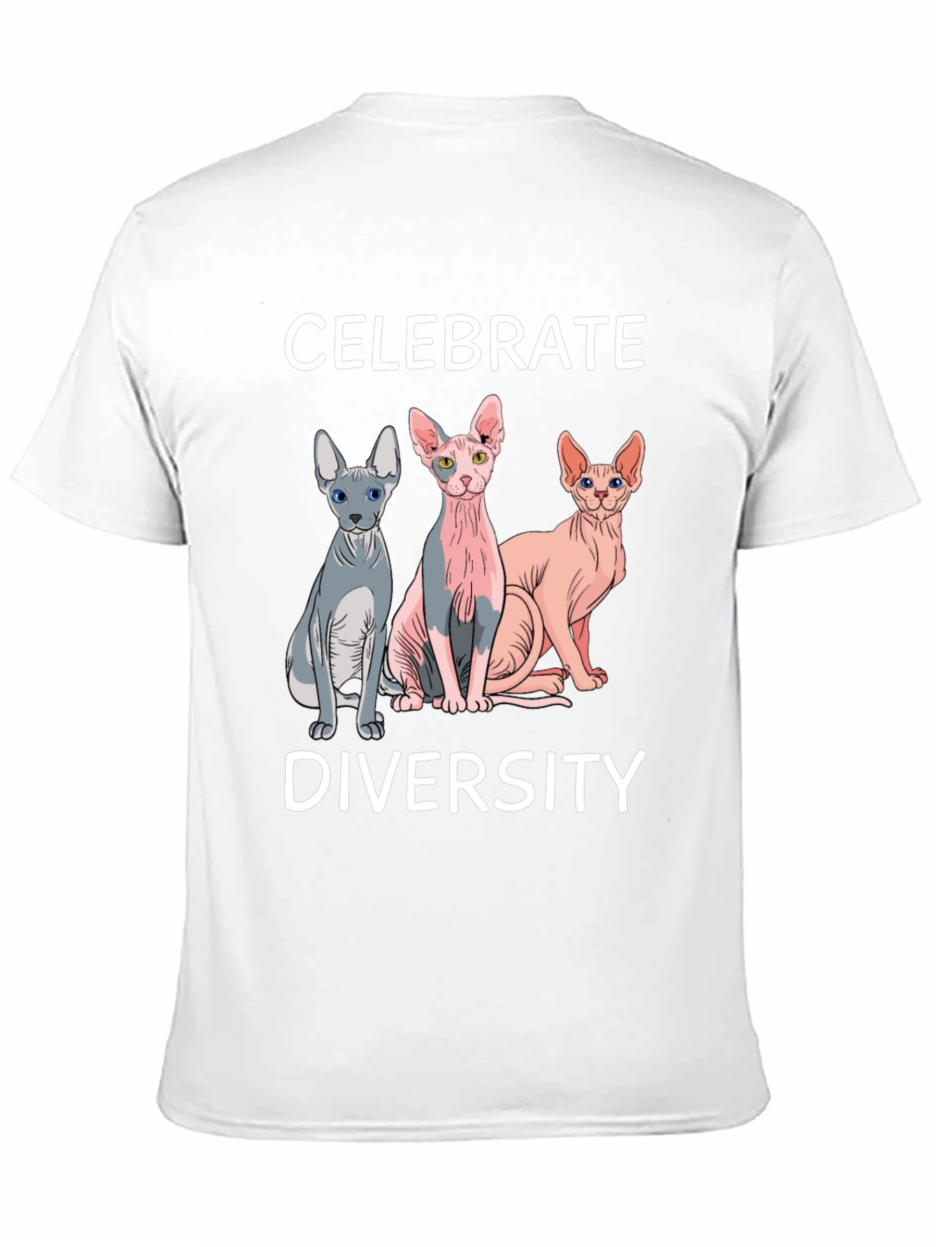 Celebrate Diversity Sphynx Cat T-Shirt