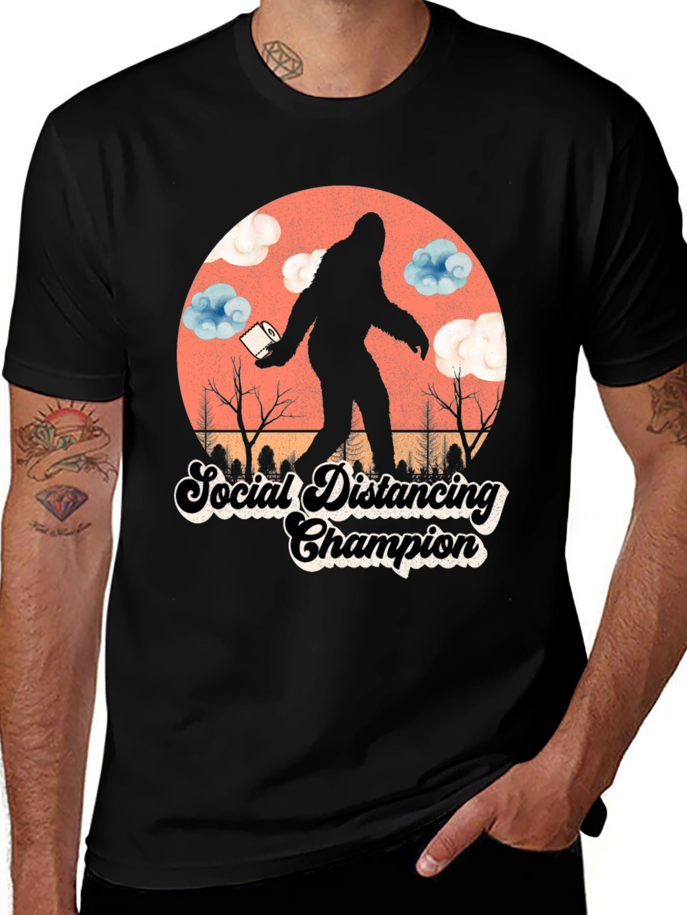 Social Distancing Champion Graphic Tee