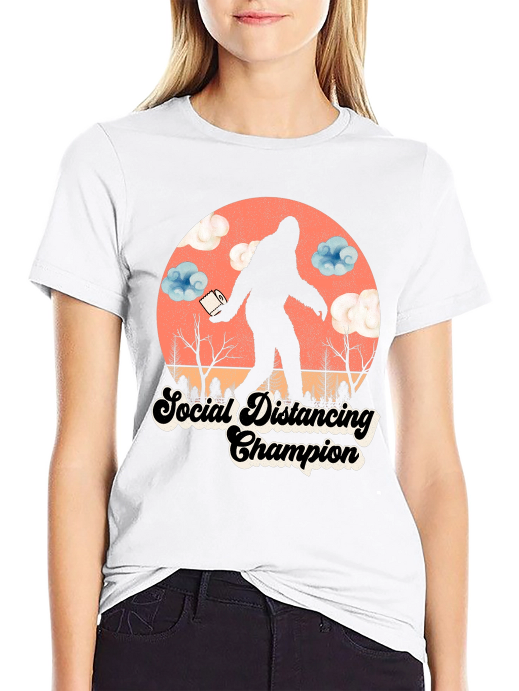 Social Distancing Champion Graphic Tee