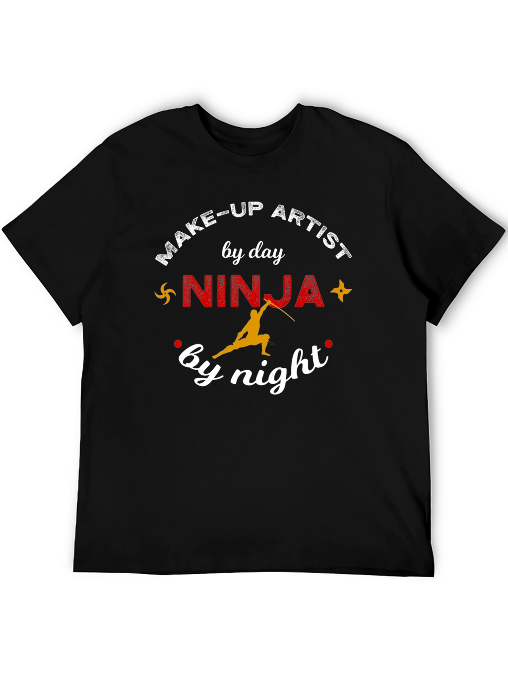 Make-Up Artist Ninja Graphic T-Shirt