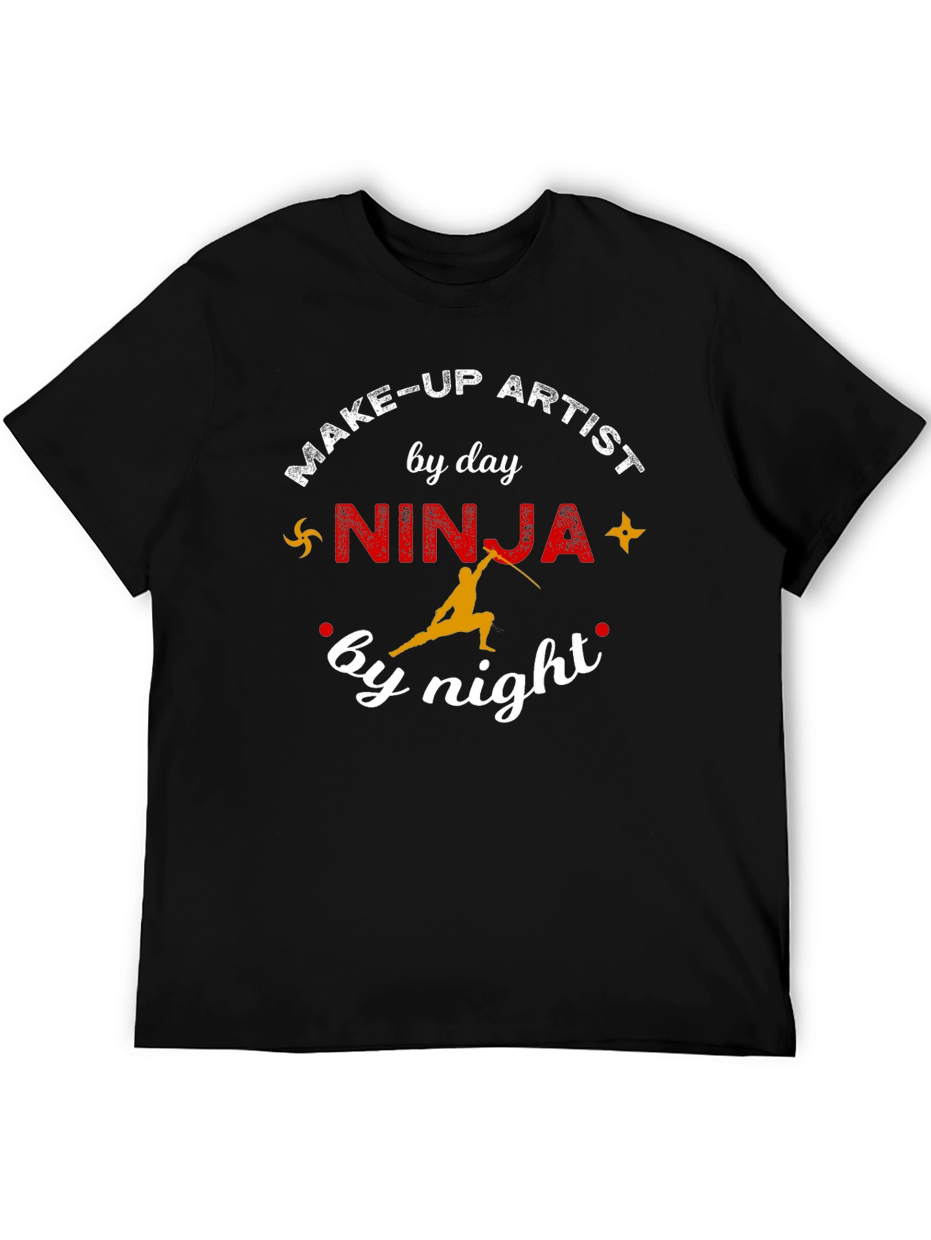 Make-Up Artist Ninja Graphic T-Shirt