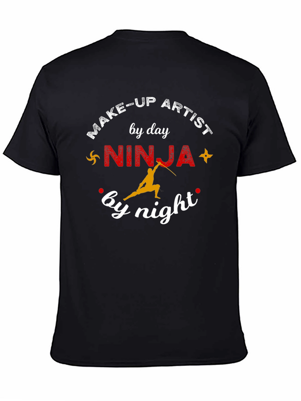 Make-Up Artist Ninja Graphic T-Shirt