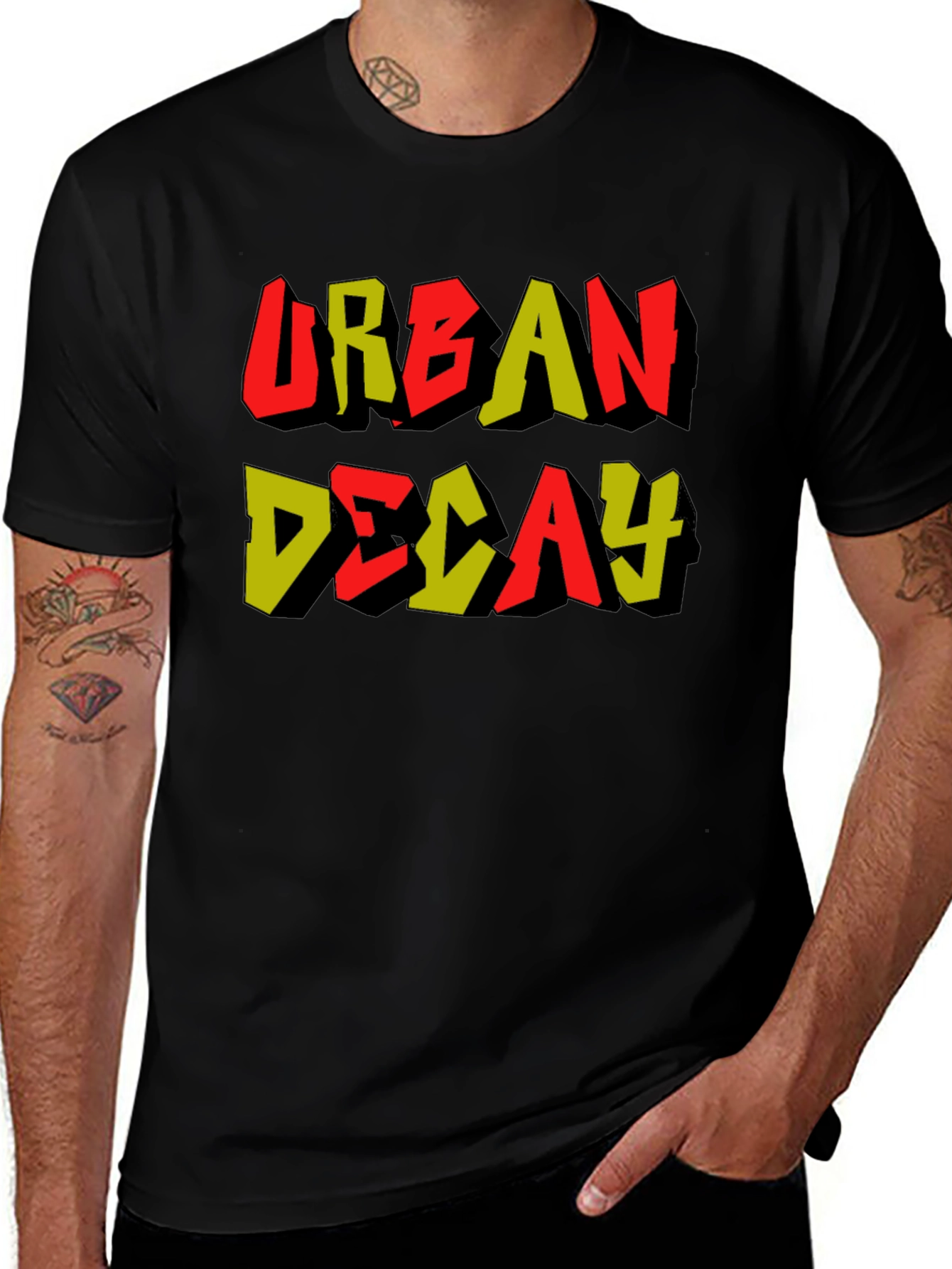 Urban Decay Graphic Print Black T-Shirt