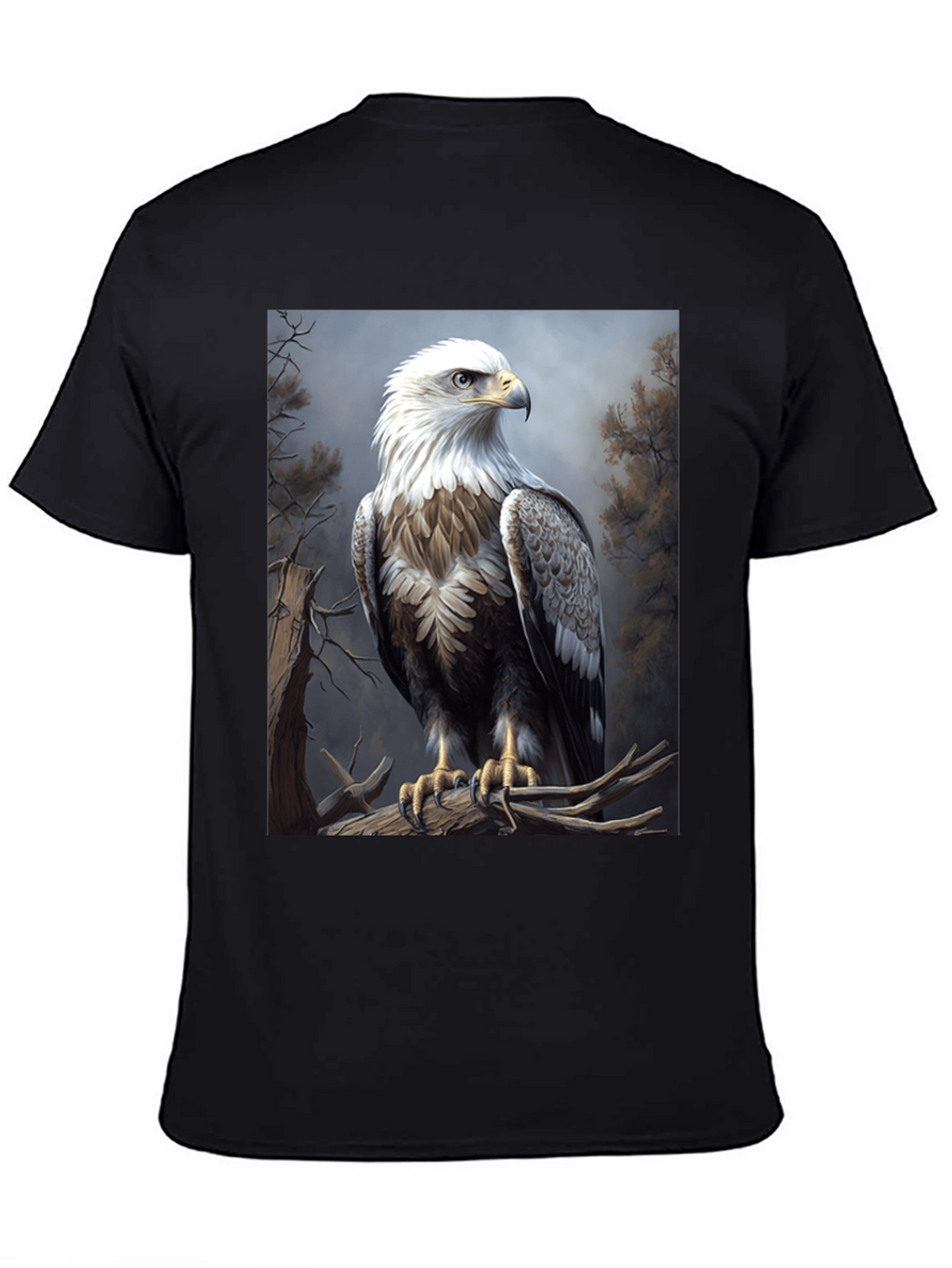Eagle Graphic Tee - Majestic Bird Print