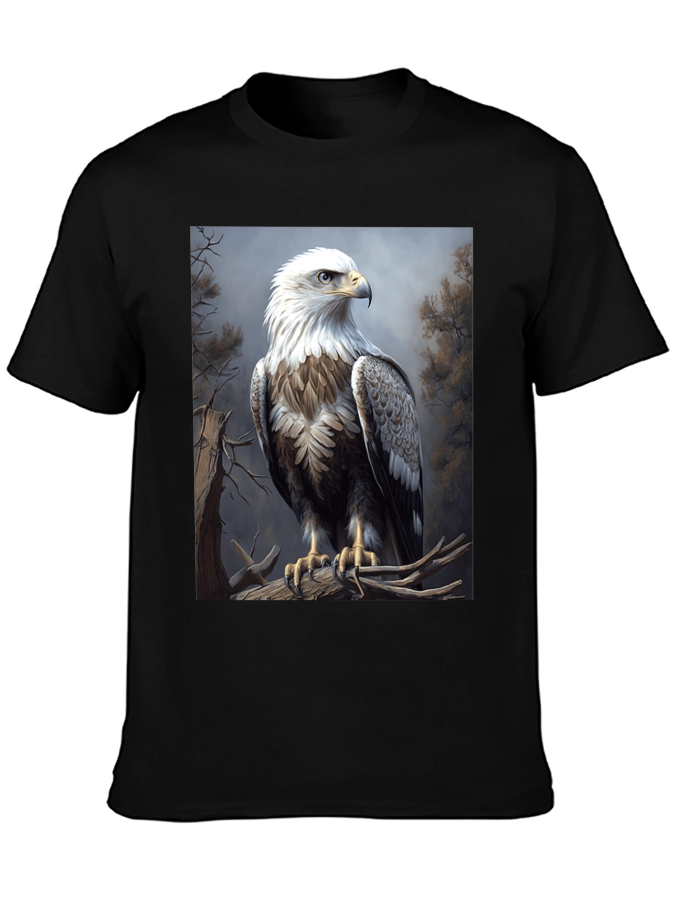 Eagle Graphic Tee - Majestic Bird Print