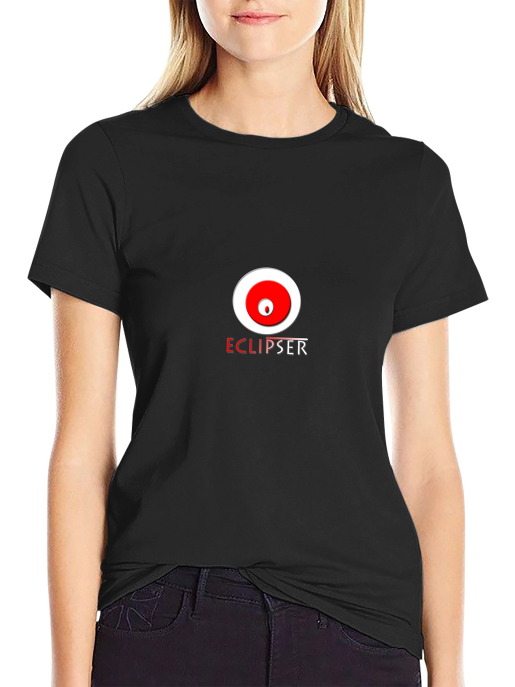 Eclipser Graphic Tee - Stylish Mens Black T-Shirt
