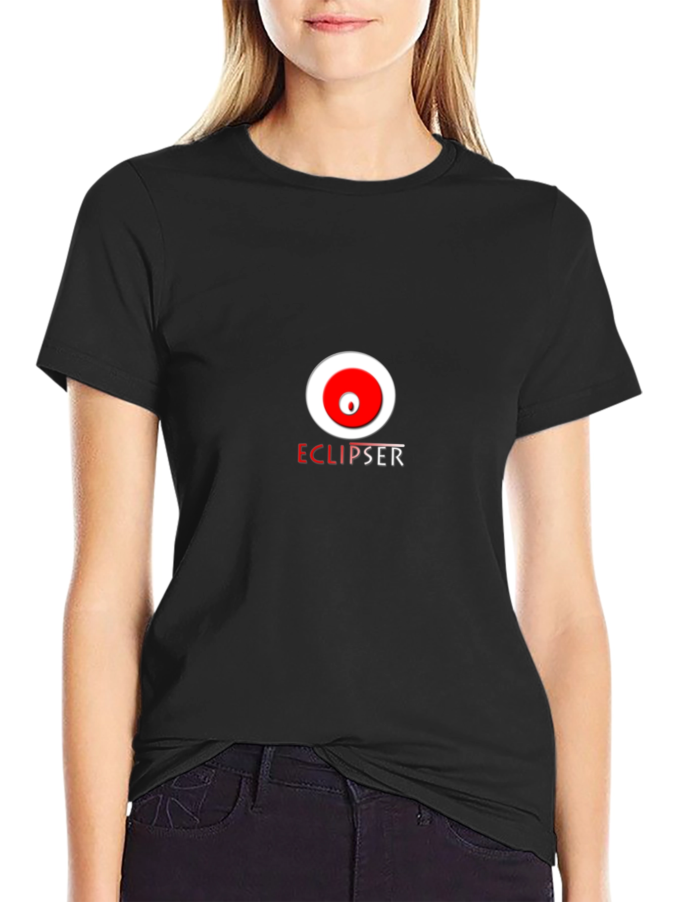 Eclipser Graphic Tee - Stylish Mens Black T-Shirt