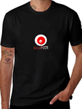 Eclipser Graphic Tee - Stylish Mens Black T-Shirt