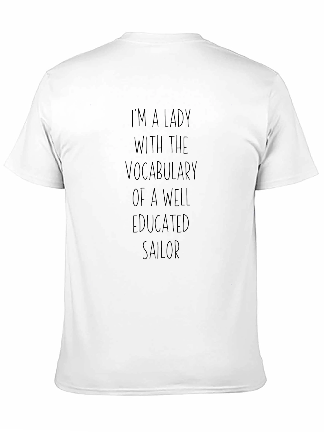 Lady with Sailor Vocabulary T-Shirt