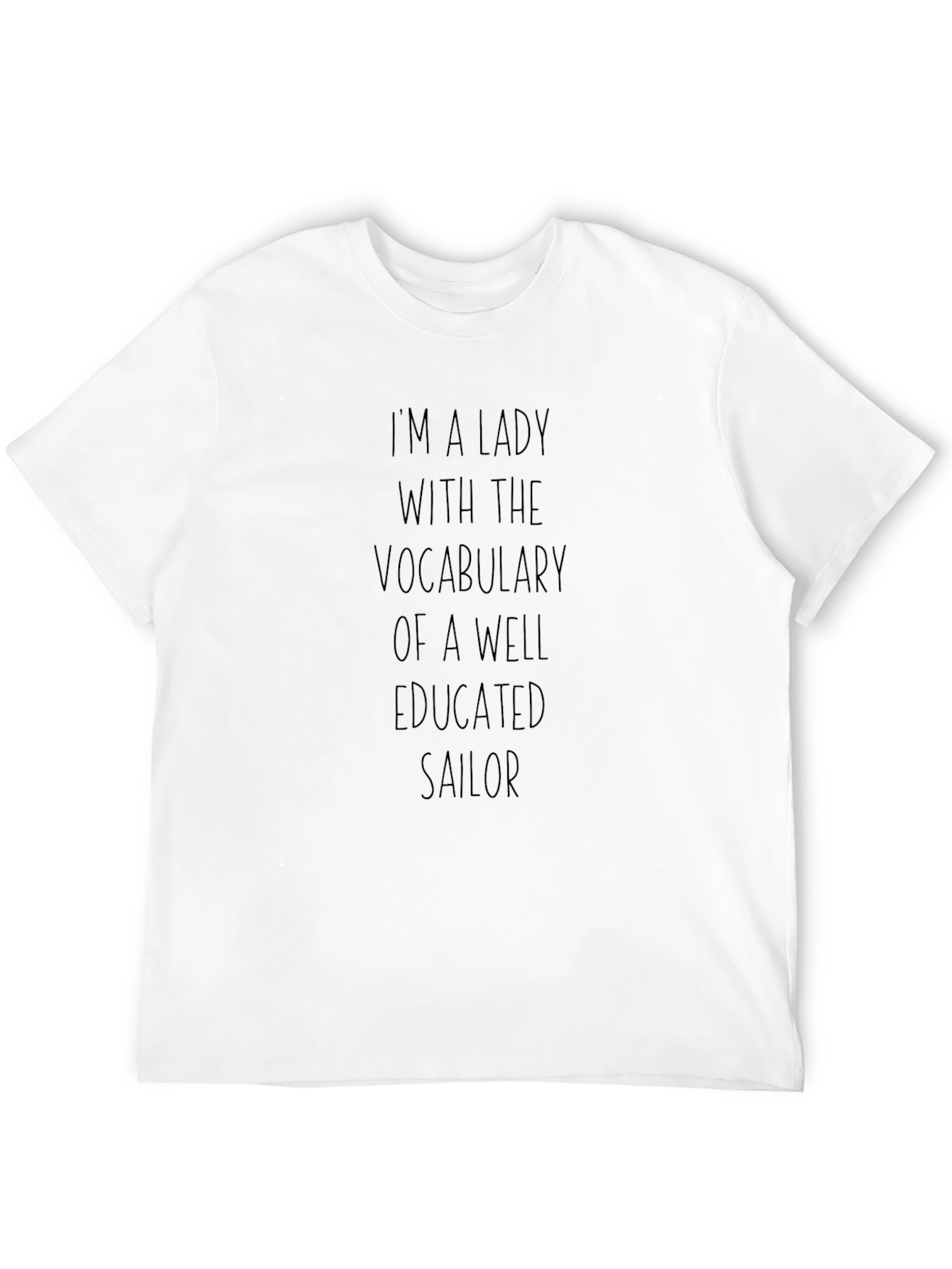 Lady with Sailor Vocabulary T-Shirt