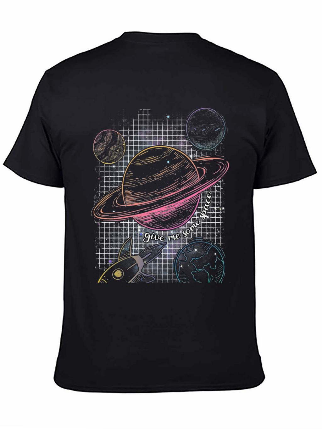 Retro Space Graphic T-Shirt