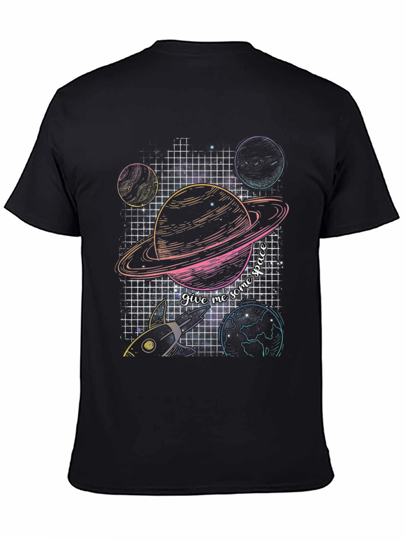 Retro Space Graphic T-Shirt