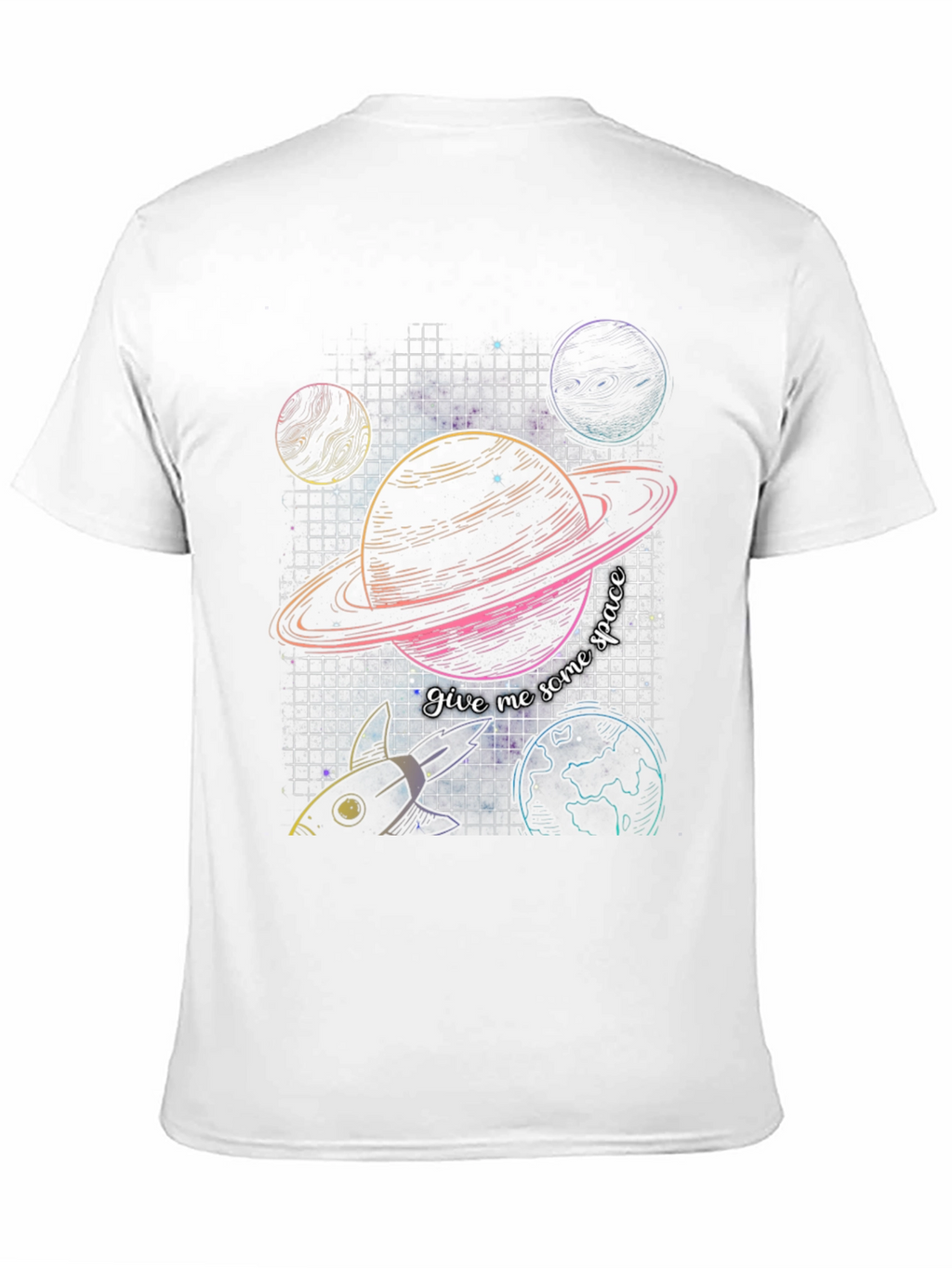 Retro Space Graphic T-Shirt