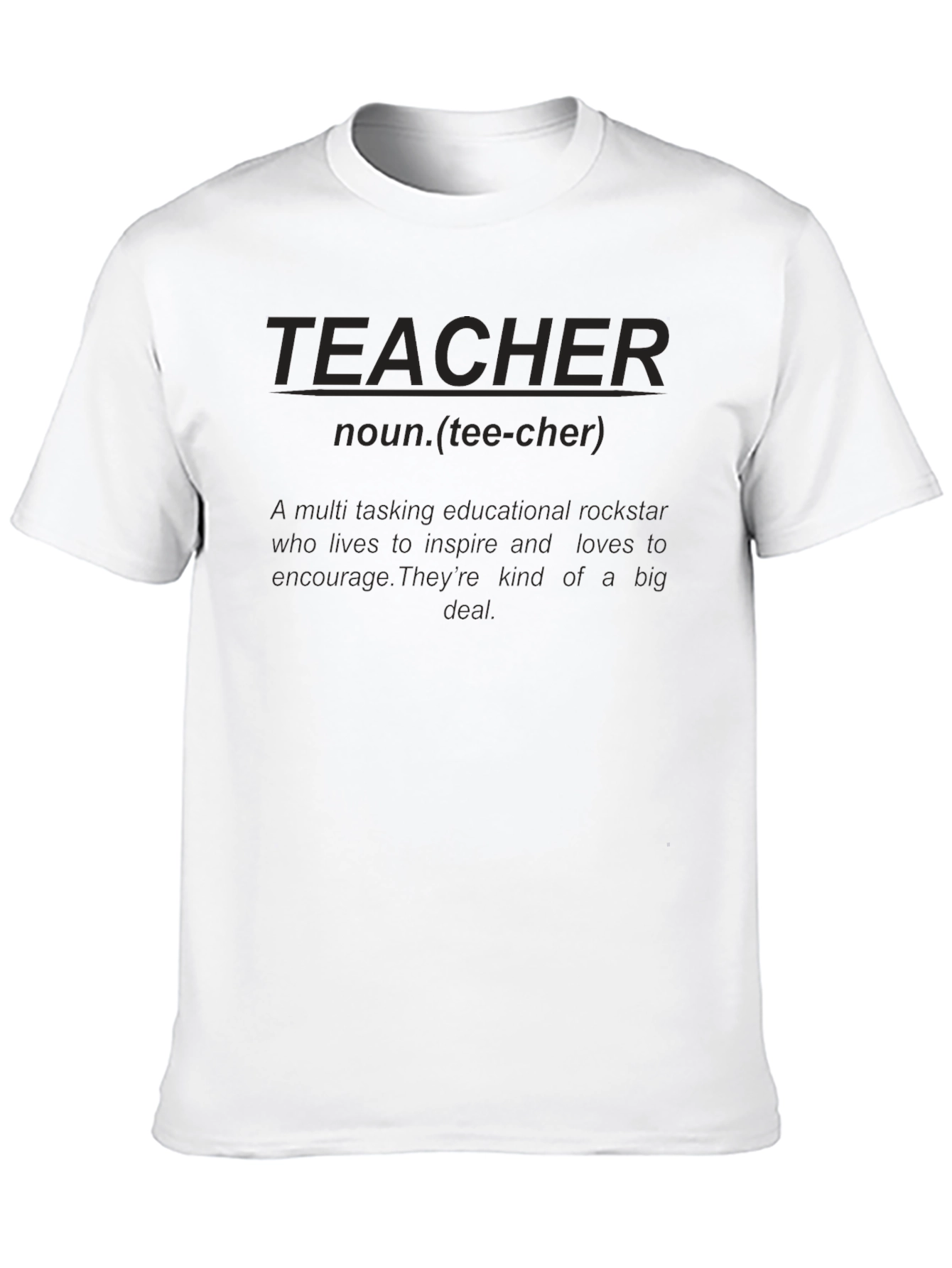 Teacher Definition Black T-Shirt