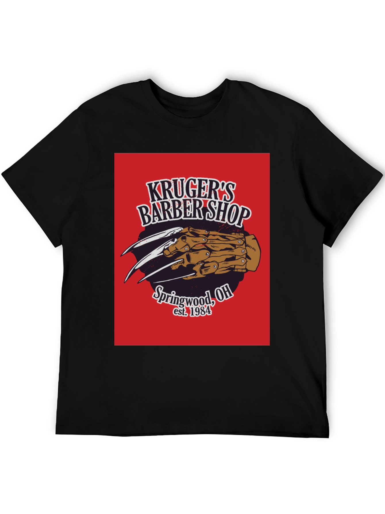 Krugers Barber Shop T-Shirt A Nightmare on Elm Street
