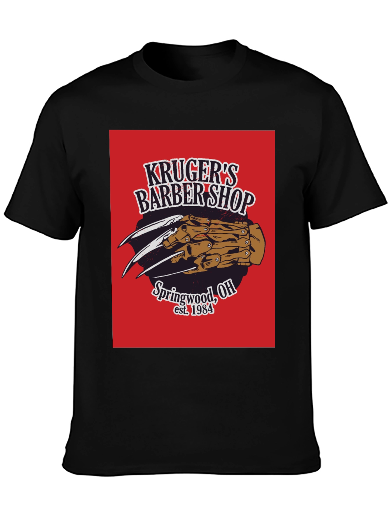 Krugers Barber Shop T-Shirt A Nightmare on Elm Street