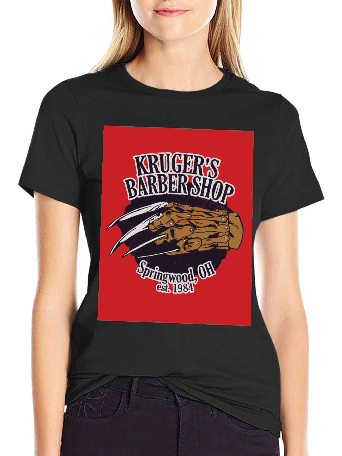 Krugers Barber Shop T-Shirt A Nightmare on Elm Street