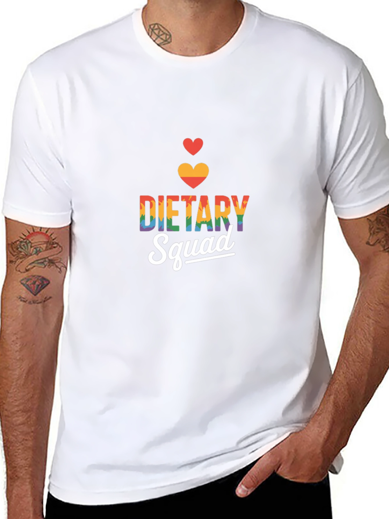Dietary Squad T-Shirt - Rainbow Pride