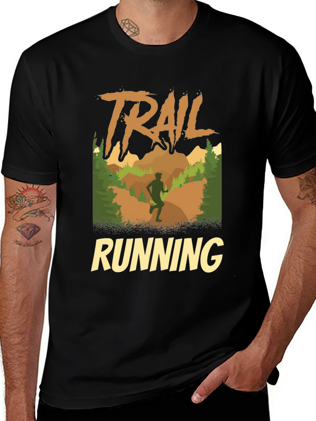 Trail Running Graphic T-Shirt