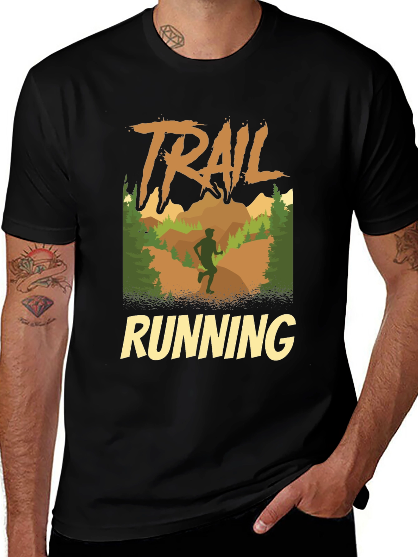 Trail Running Graphic T-Shirt