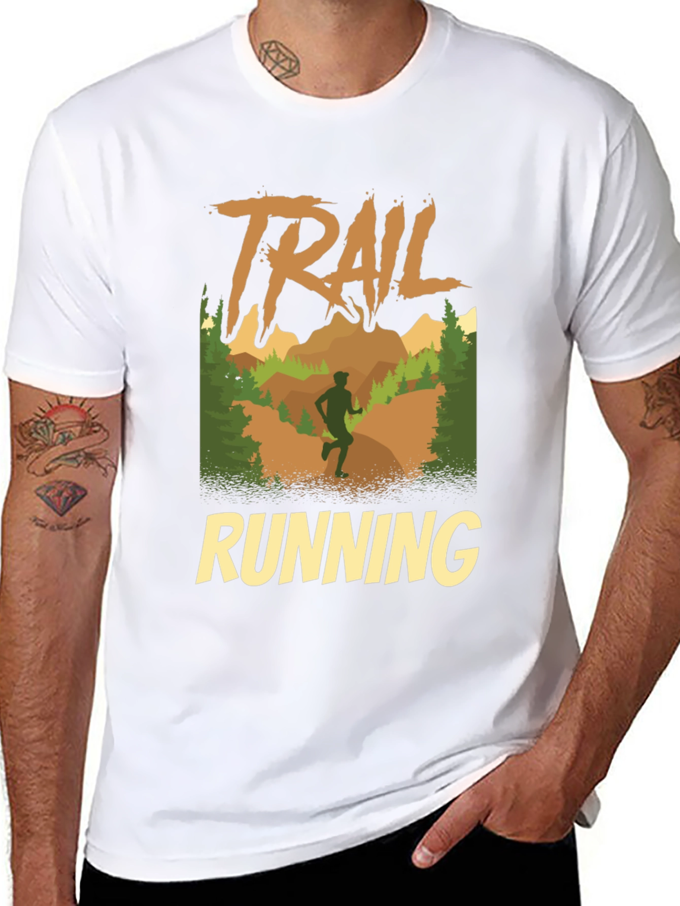 Trail Running Graphic T-Shirt