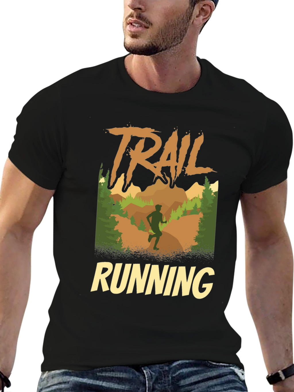 Trail Running Graphic T-Shirt
