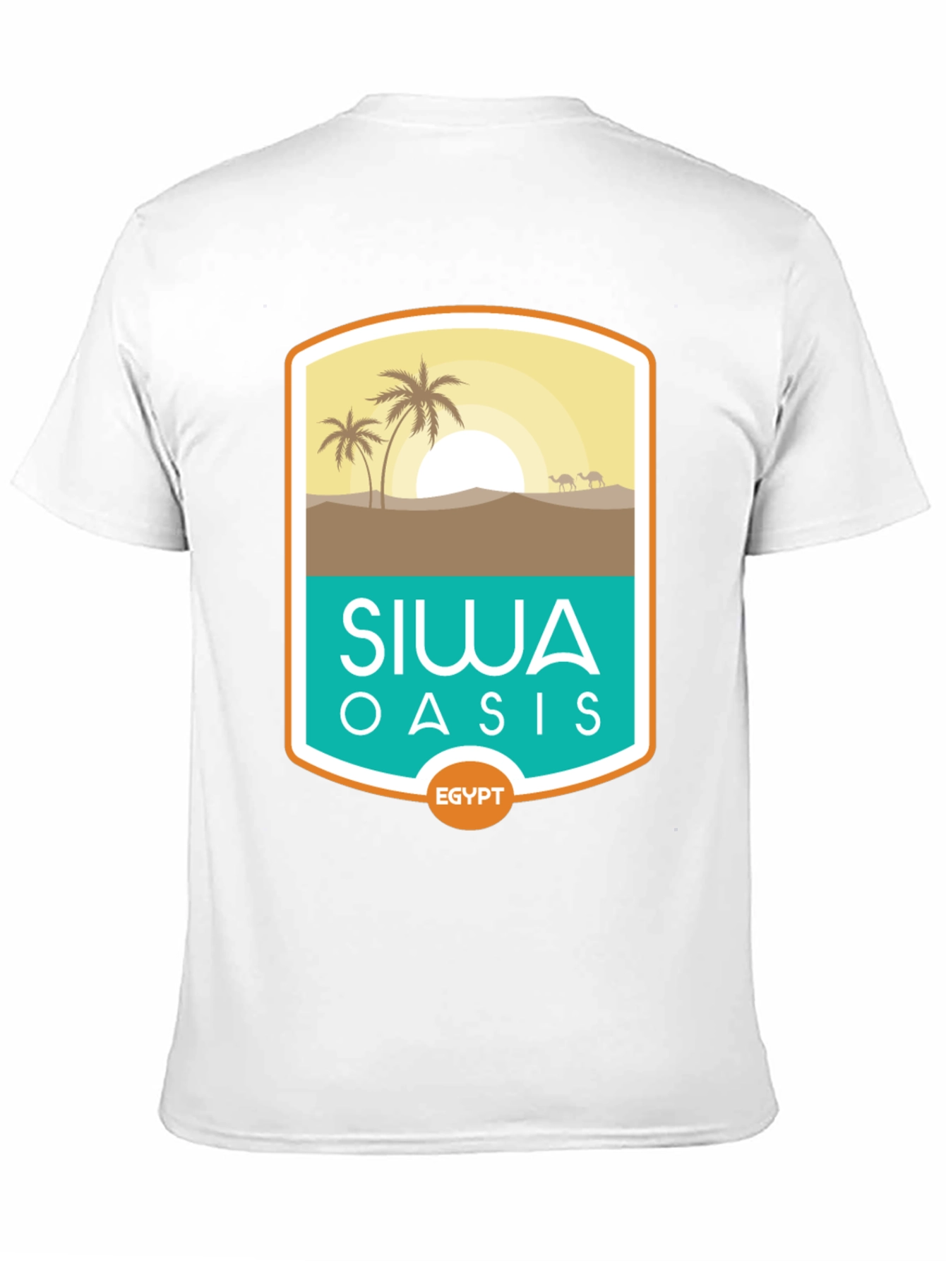 Siwa Oasis Egypt Tee - Desert Scene Graphic T-Shirt