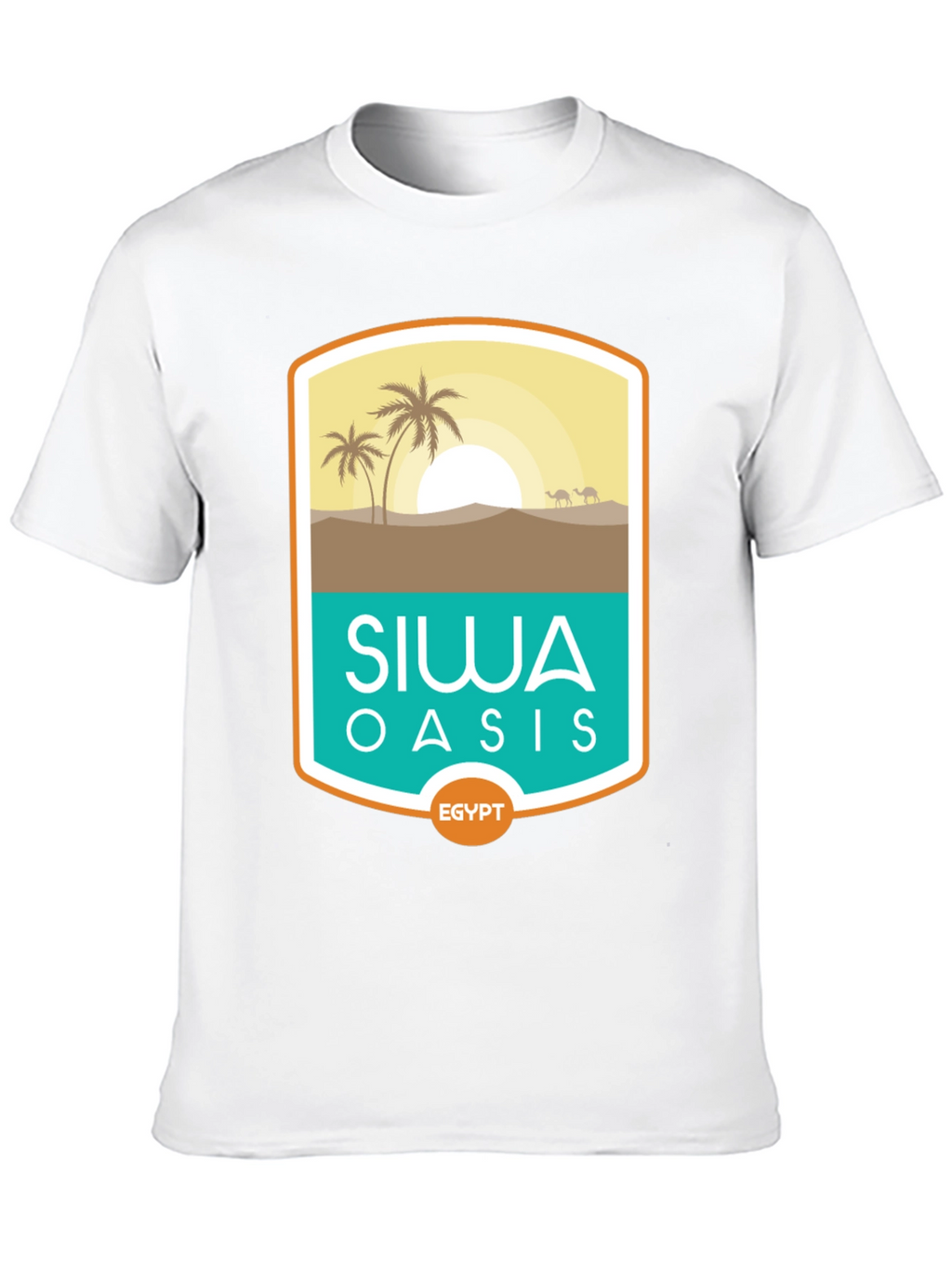 Siwa Oasis Egypt Tee - Desert Scene Graphic T-Shirt