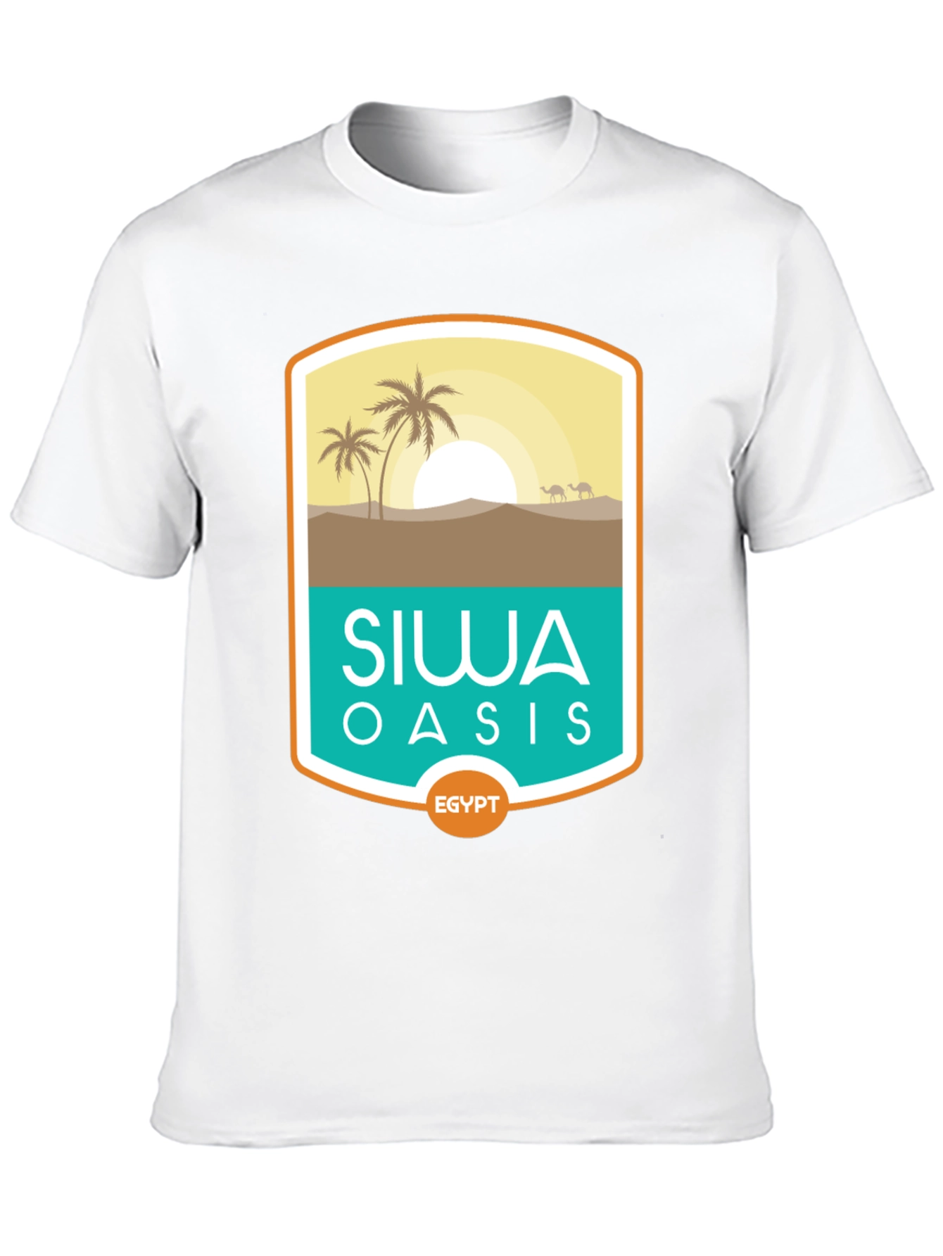 Siwa Oasis Egypt Tee - Desert Scene Graphic T-Shirt