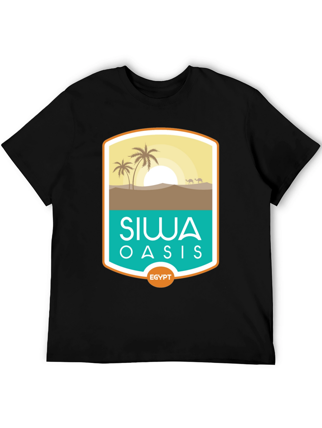 Siwa Oasis Egypt Tee - Desert Scene Graphic T-Shirt
