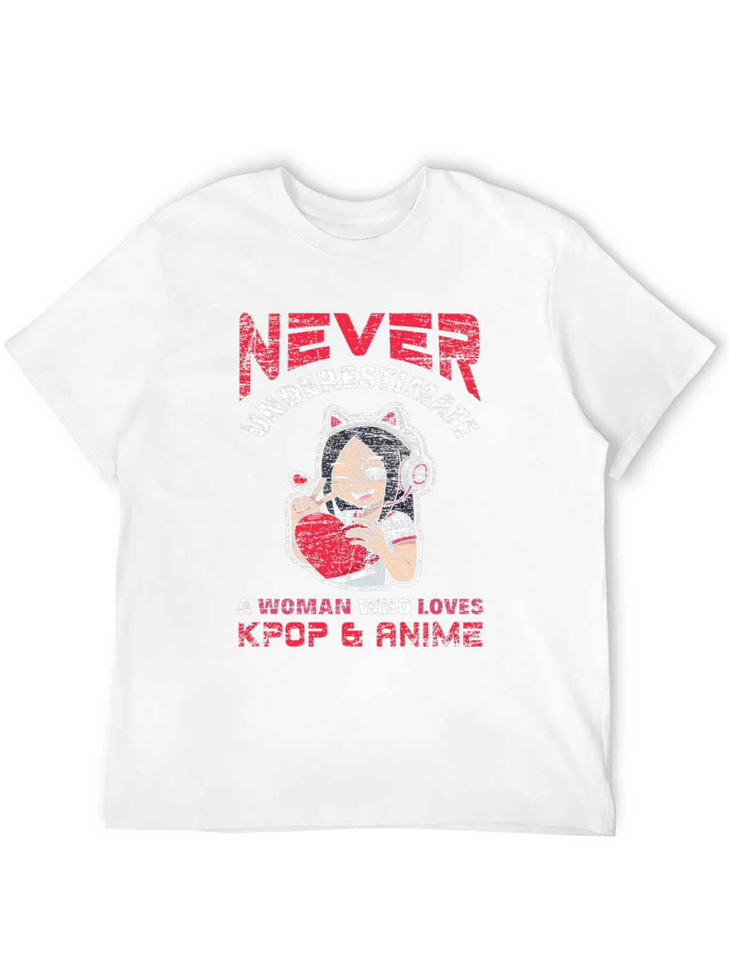 Never Underestimate Kpop & Anime T-Shirt