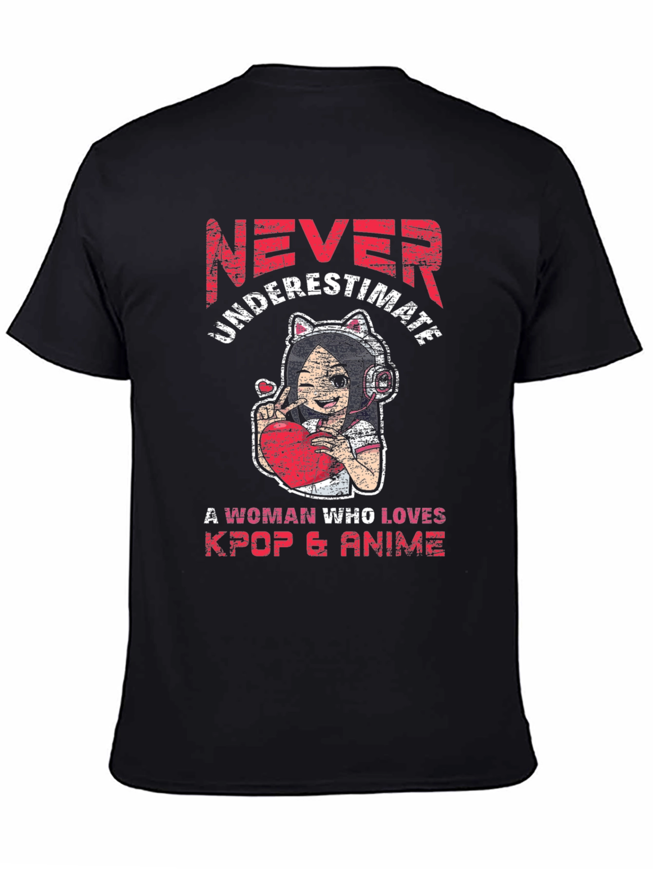 Never Underestimate Kpop & Anime T-Shirt