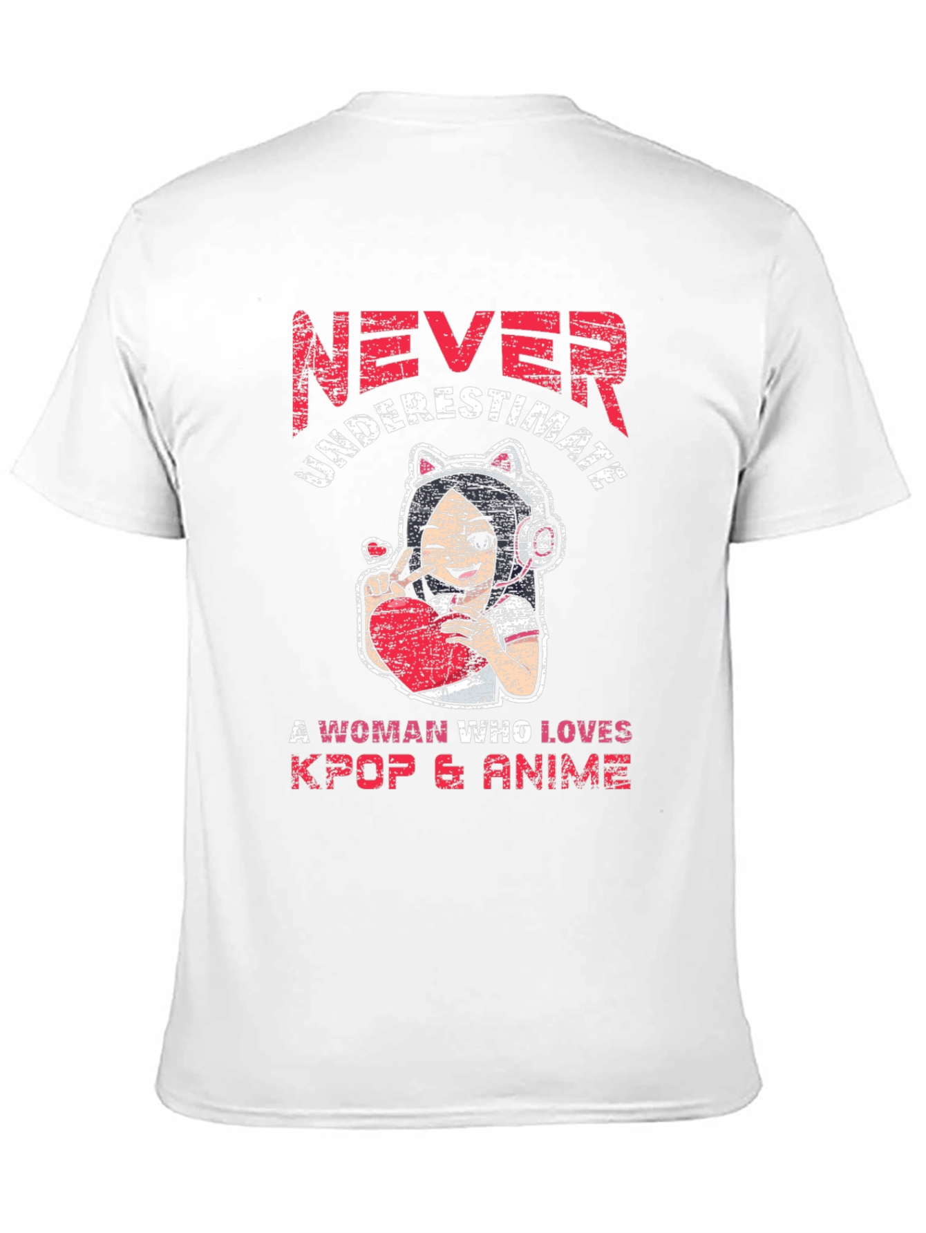 Never Underestimate Kpop & Anime T-Shirt