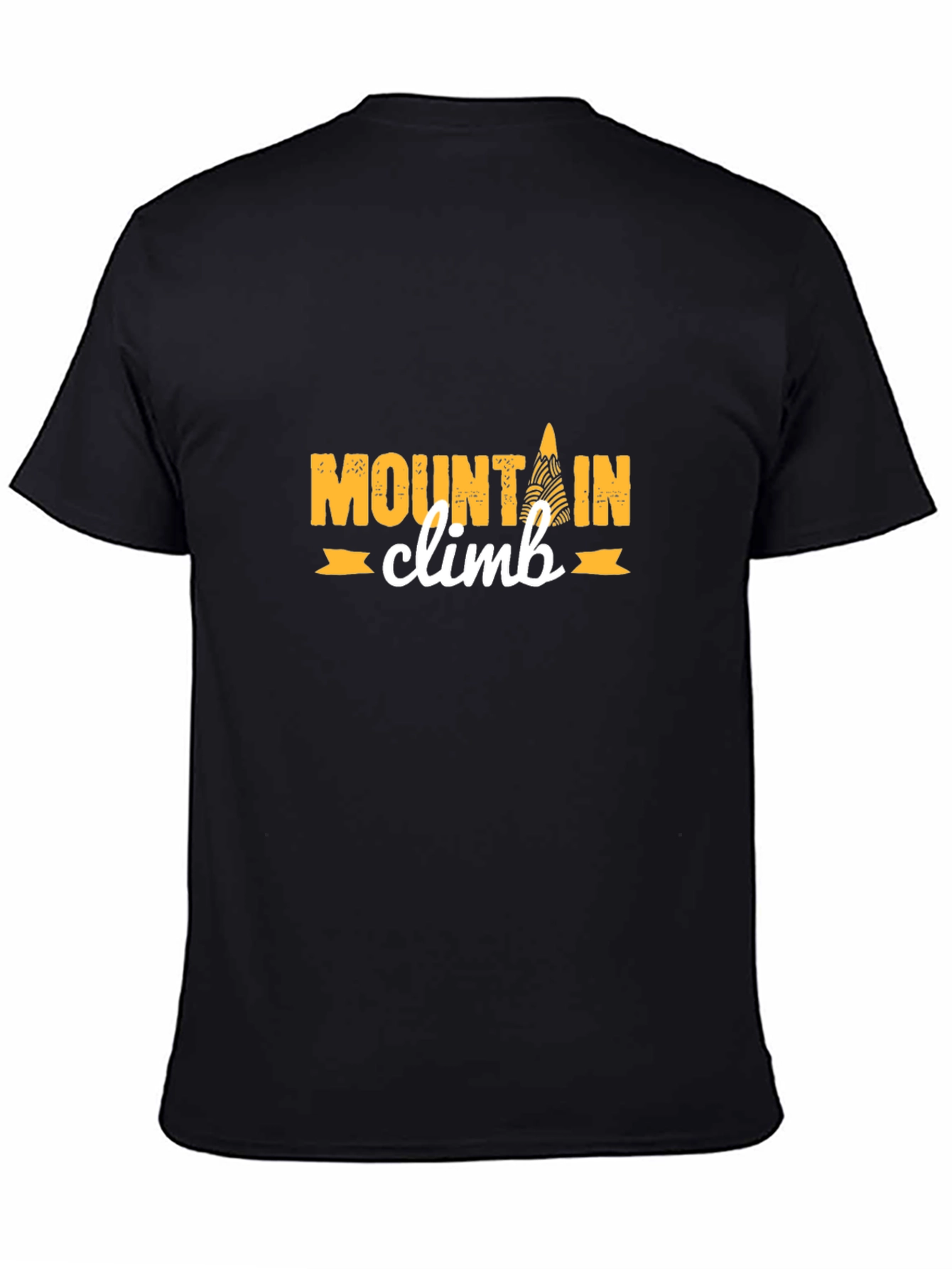 Mountain Climb Graphic Tee - Black