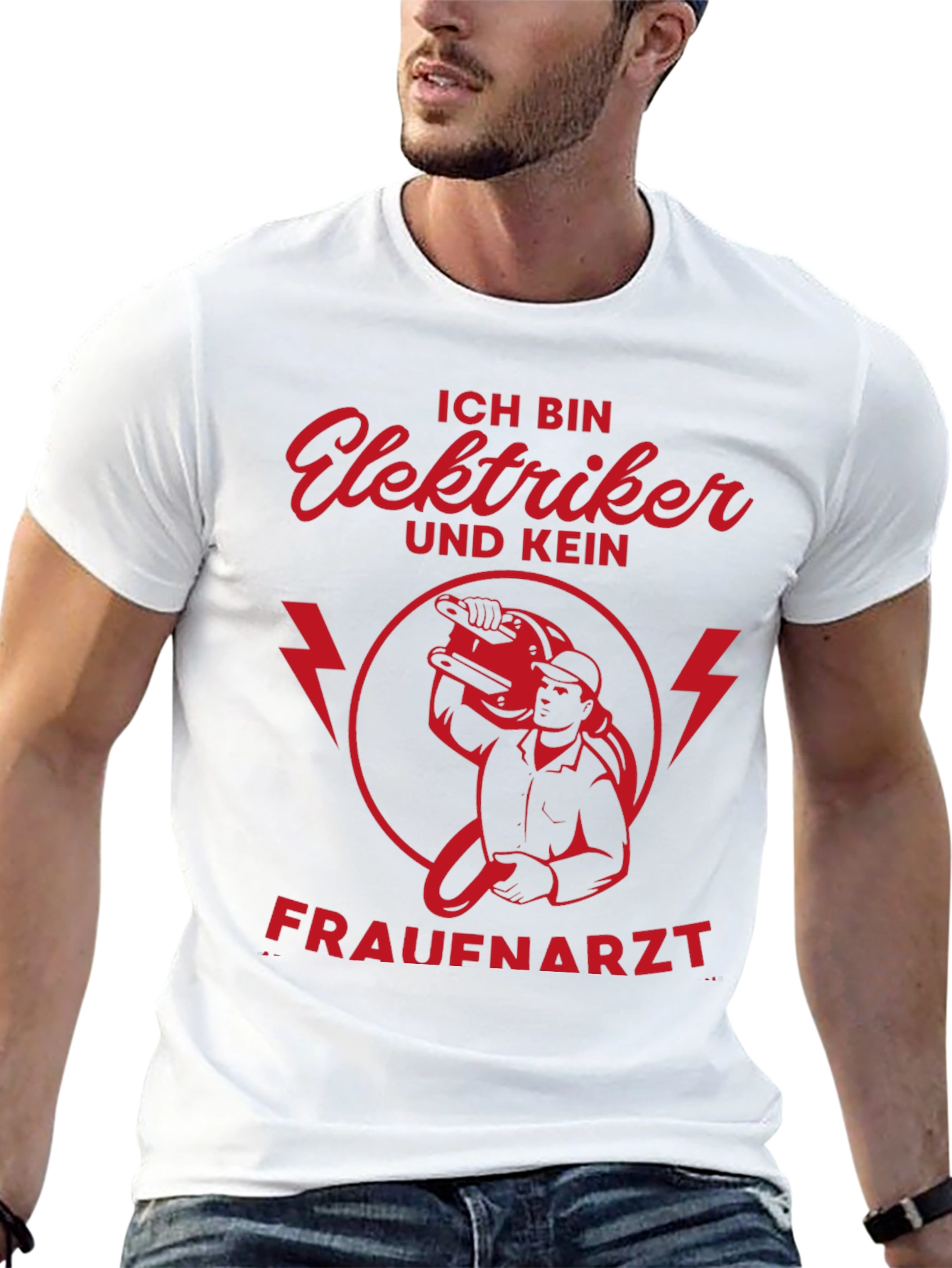 Ich Bin Elektriker T-Shirt - Funny Electrician Tee