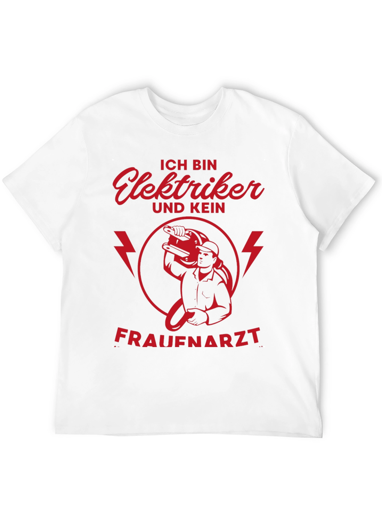 Ich Bin Elektriker T-Shirt - Funny Electrician Tee