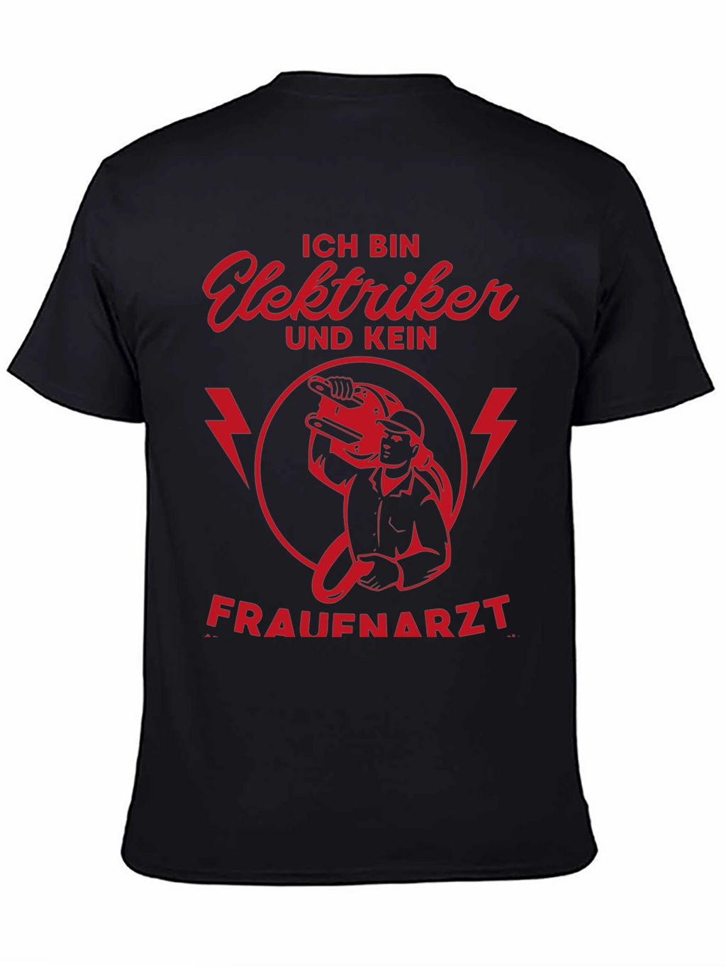 Ich Bin Elektriker T-Shirt - Funny Electrician Tee