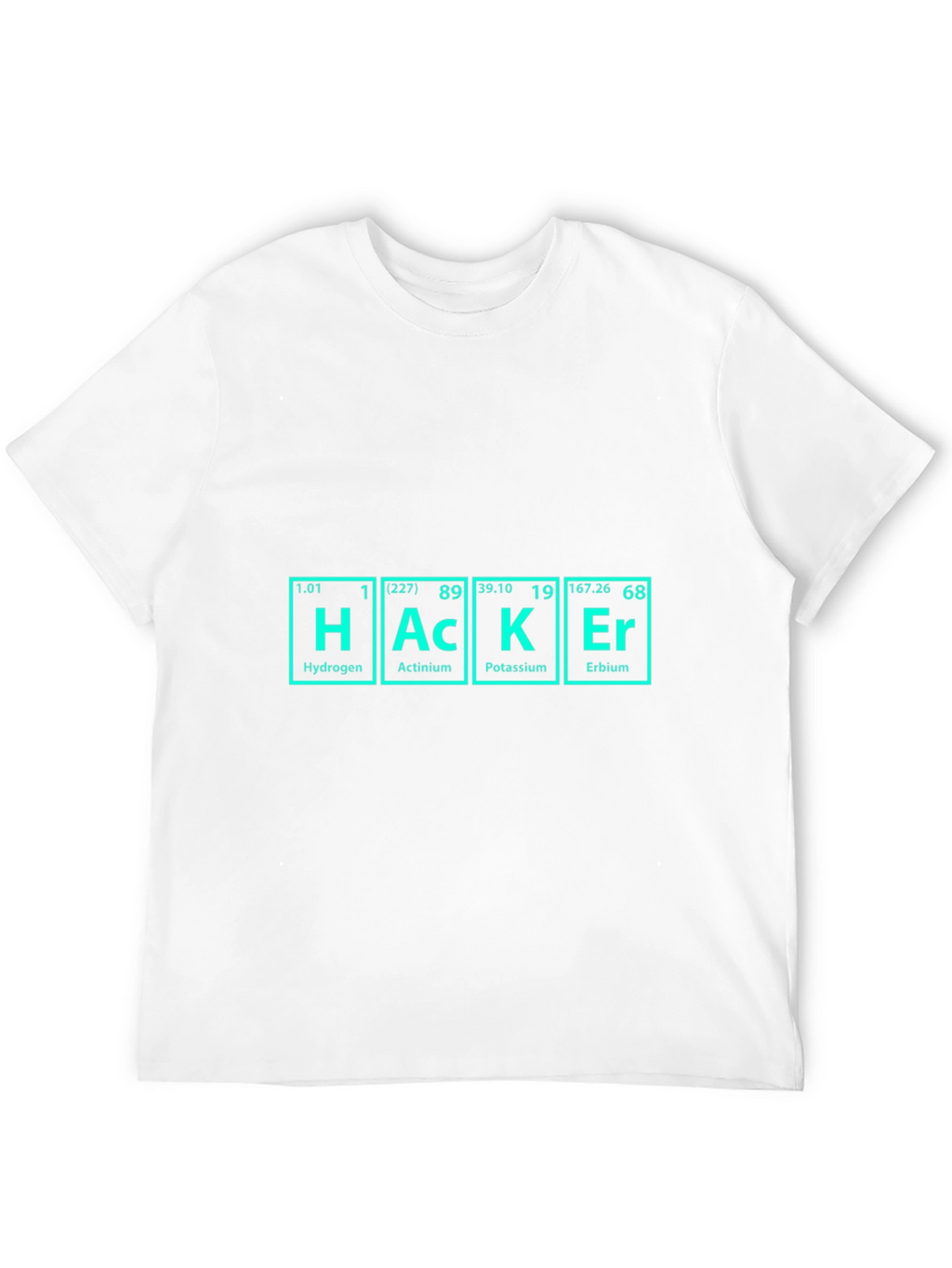 Hacker Periodic Table Black T-Shirt