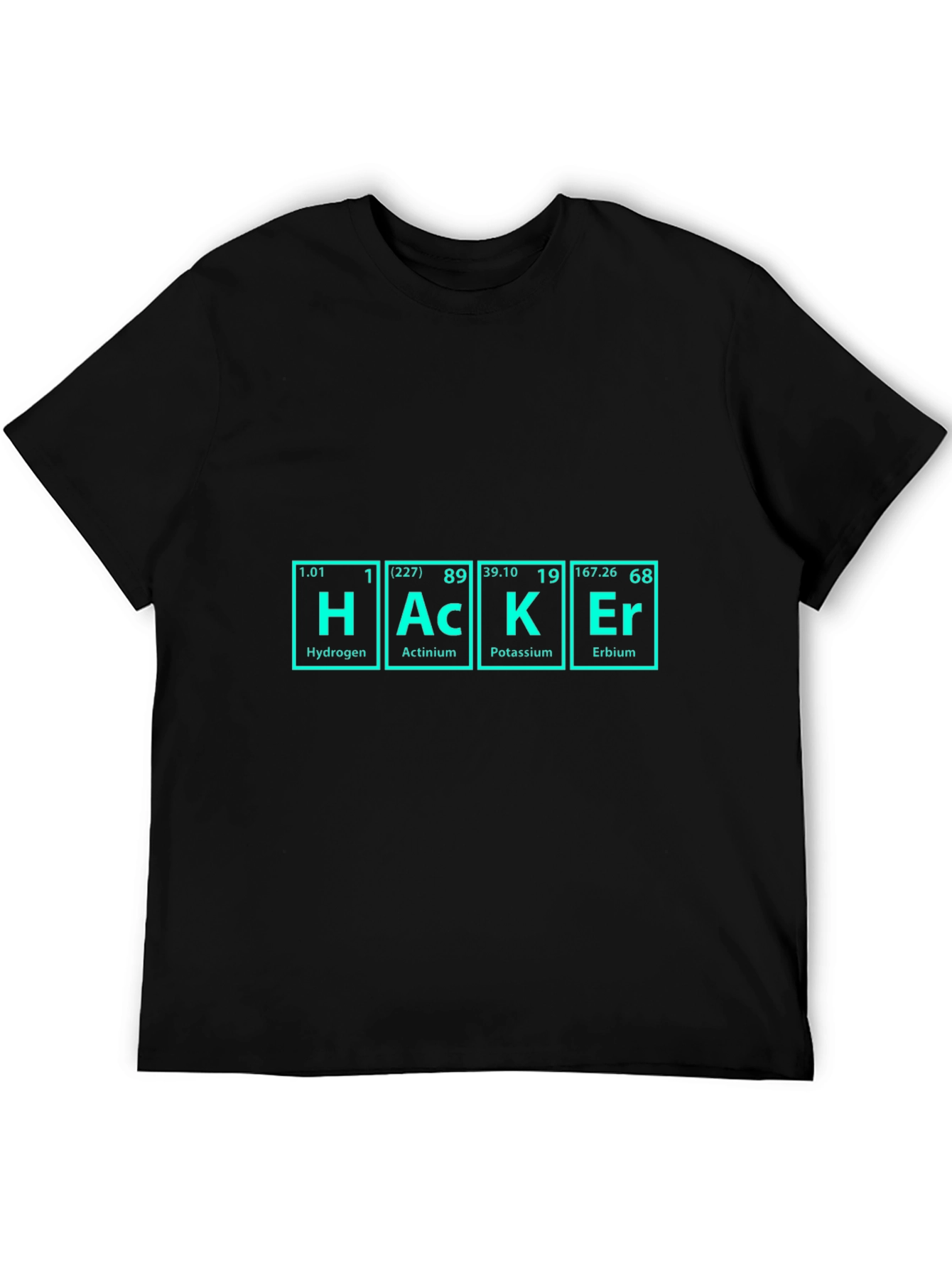 Hacker Periodic Table Black T-Shirt